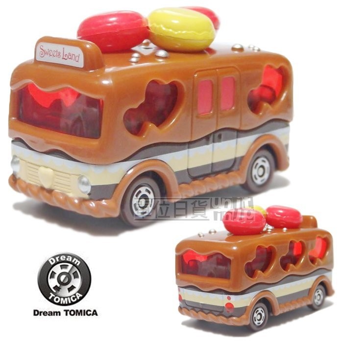 『 單位日貨 』日本正版 多美 TOMY TOMICA 45週年 生日 限量紀念車 巧克力 馬卡龍 甜點 巴士 合金