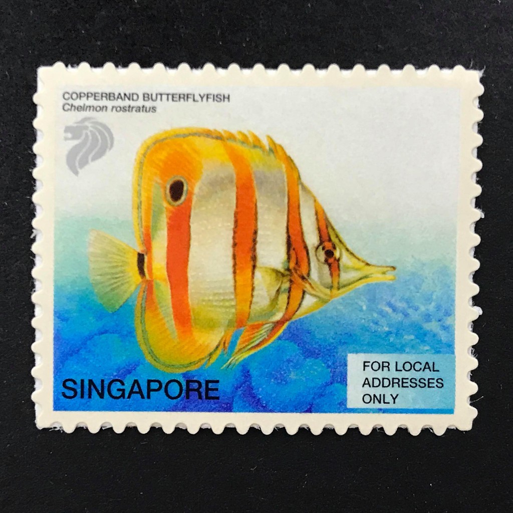 新加坡郵票 2001 觀賞魚 自黏票 -套票1全