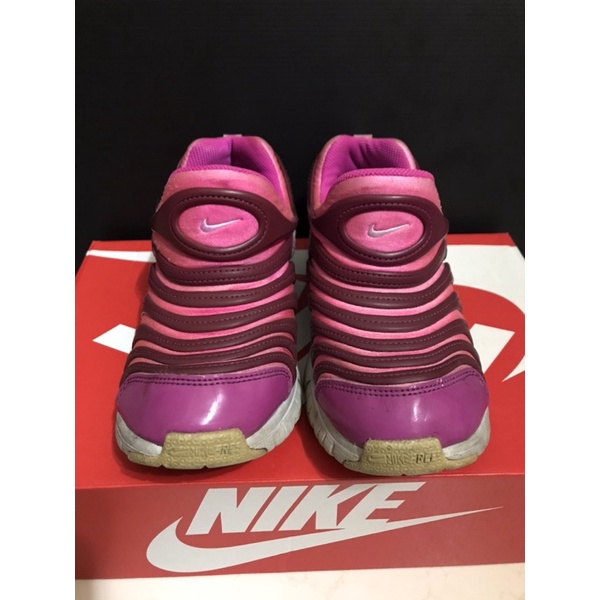 二手 Nike 毛毛蟲 中古 女童鞋 紫色 US 3Y 22cm