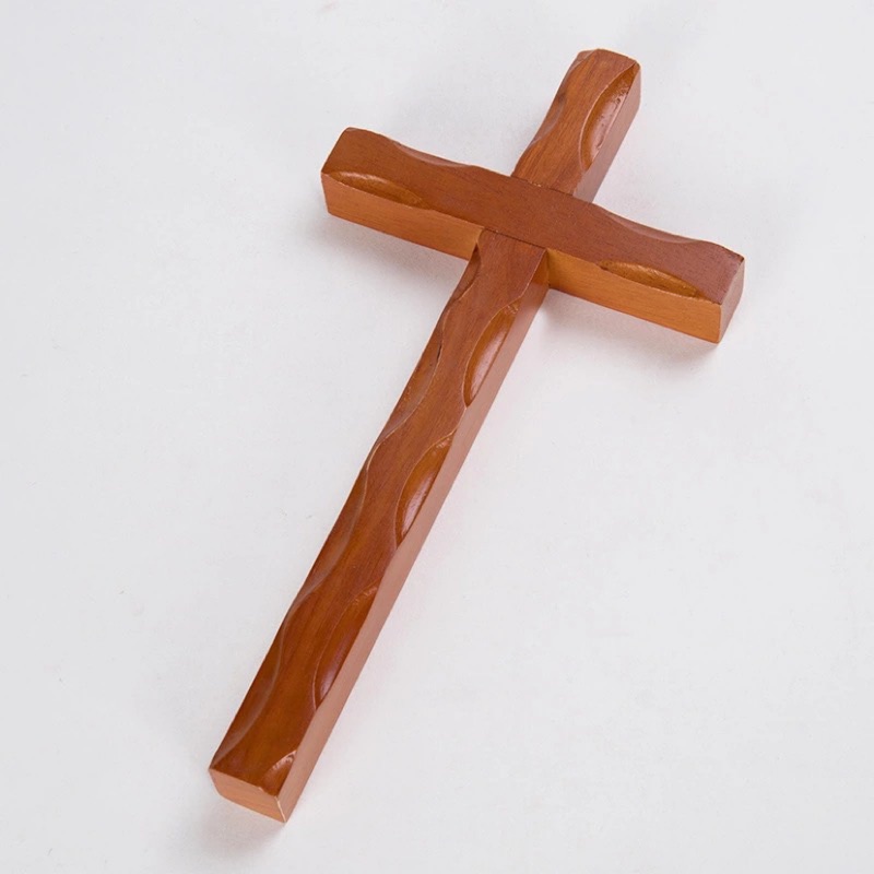 【佳音書坊/十字架/壁掛】佳音書坊SJ-CR680超美又滿有 神同在的十字架 材質：橡膠木