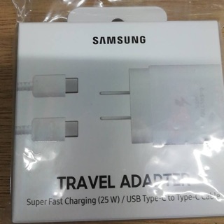 SAMSUNG三星 原廠 25W快充旅充組 EP-TA800 Type C 旅充頭+傳輸線 充電線 充電器