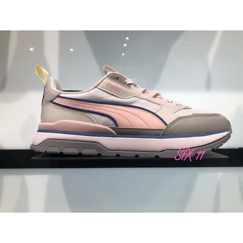 @SIX@PUMA R78 Trek 慢跑運動鞋 復古鞋 女款 情侶鞋 白灰粉 380728-11