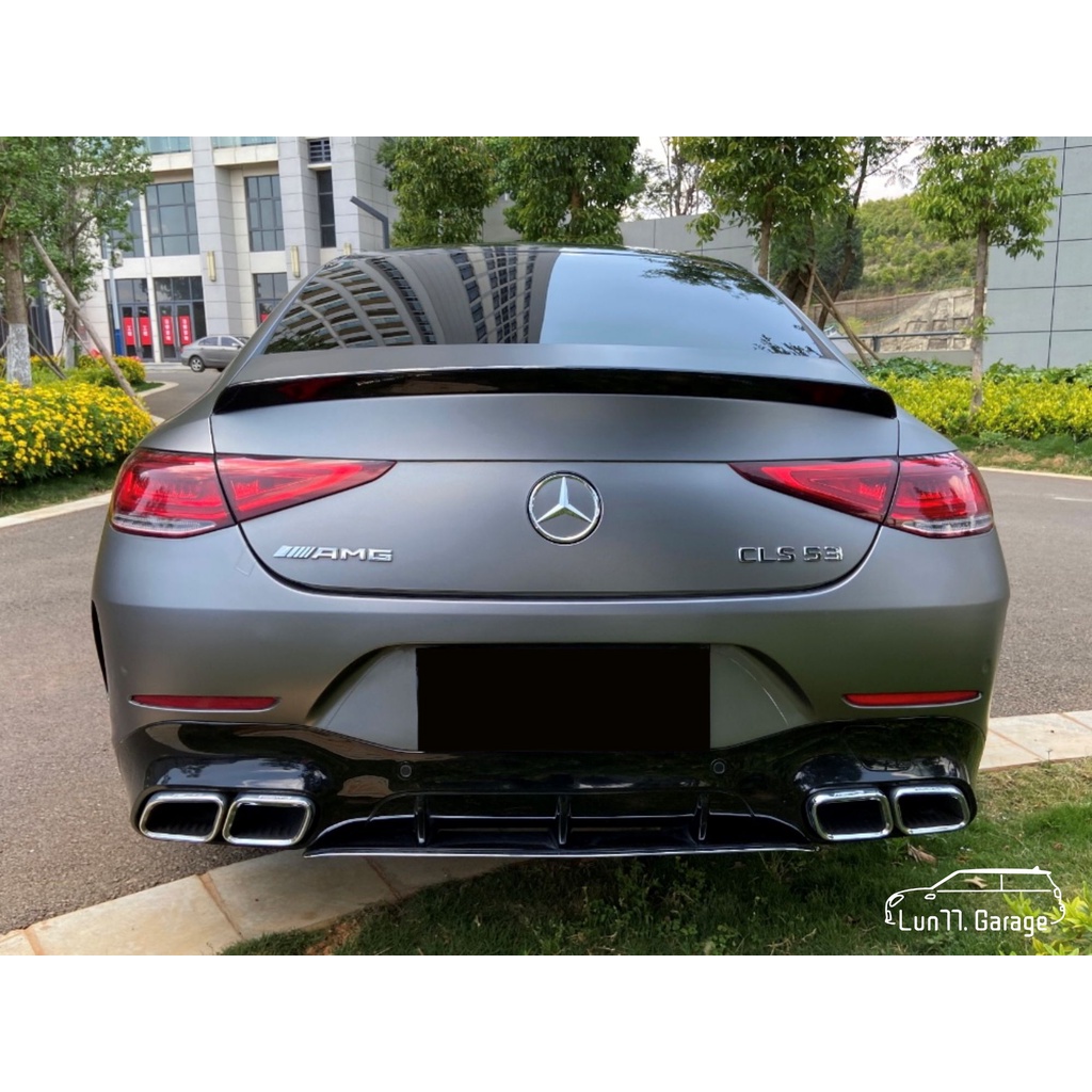 Lun77. - BENZ CLS53 CLS350 AMG款 碳纖維尾翼 後壓尾 套件 改裝 黏貼安裝 C257 副廠