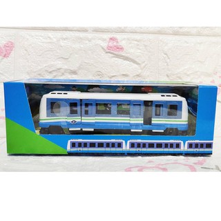 《菲比尋常》✨正版✨ 模擬合金模型車~TR370捷運聲光回力車模型~合金玩具車~ST安全玩具