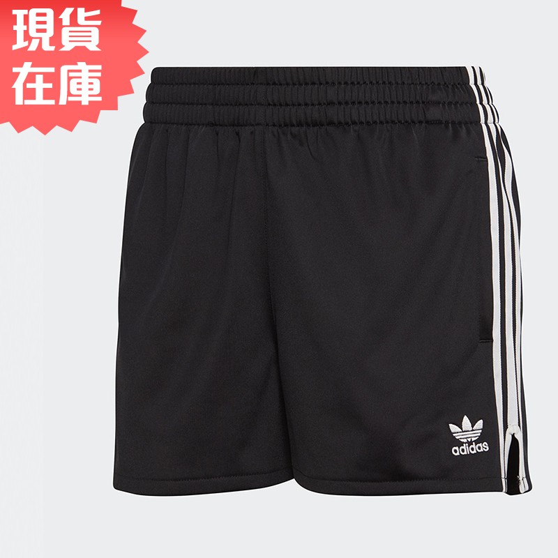 ADIDAS ORIGINALS 3-STRIPES 女裝 短褲 休閒 慢跑 透氣 口袋 黑【運動世界】CY4763