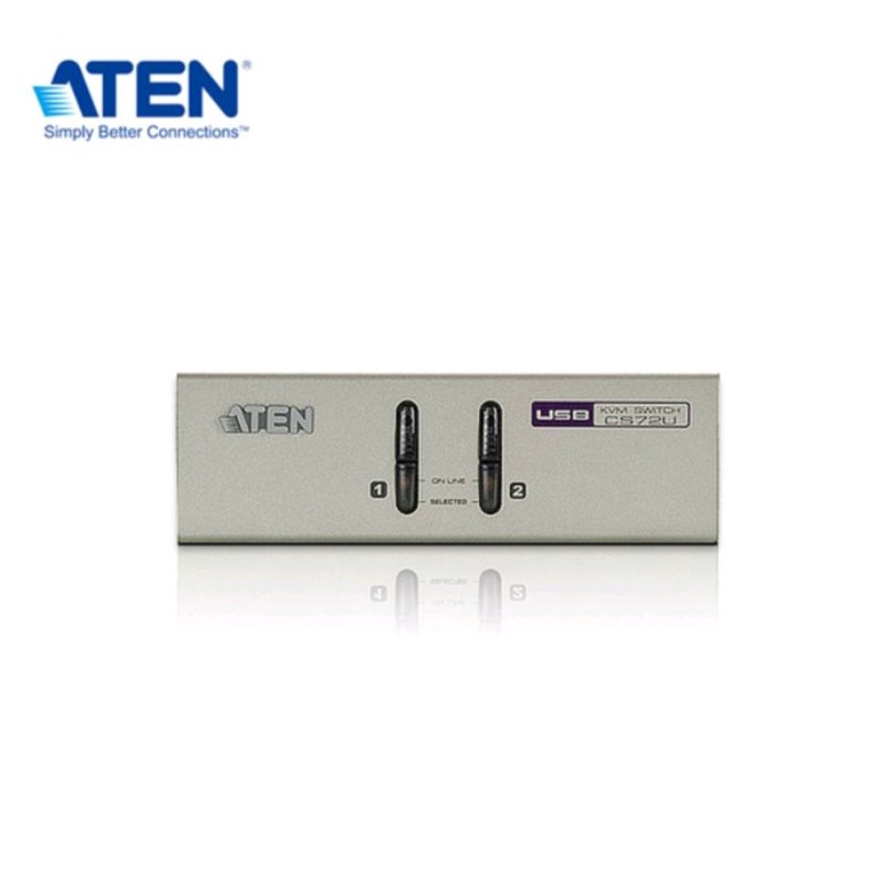 (2手)ATEN CS72U 2埠USB VGA/音訊 KVM多電腦切換器