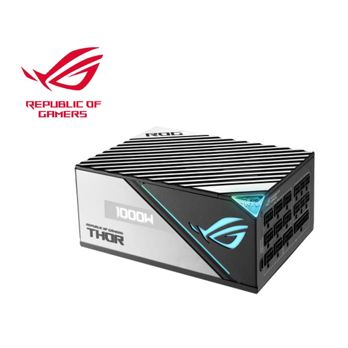 (年終促銷)華碩 ROG THOR II 1000W/雙8/白金/OLED監控螢幕/Aura Sync燈