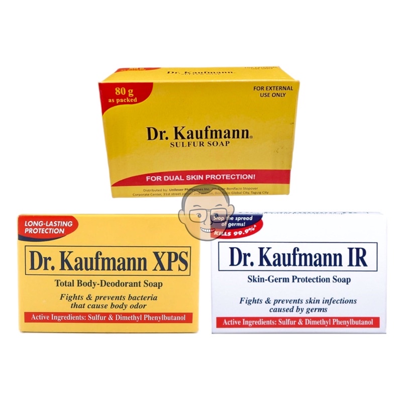 【現貨】卡夫曼醫生 抗菌皂 硫磺皂 全身除臭皂80g 有效抑制細菌（實拍圖往後滑）