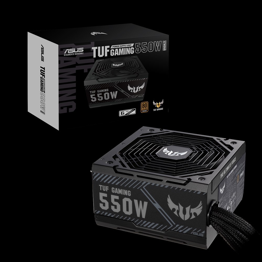 華碩 TUF-GAMING-550B 電源供應器 550W 【新品上市】華碩 80+ 銅牌 BRONZE 6年保固