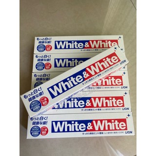 【獅王】 LION 勁倍白牙膏 150g White&White 美白