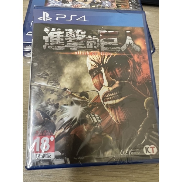 【全新未拆】PS4遊戲 《 進擊的巨人 》（中文版） 進擊 巨人 熱門動漫遊戲