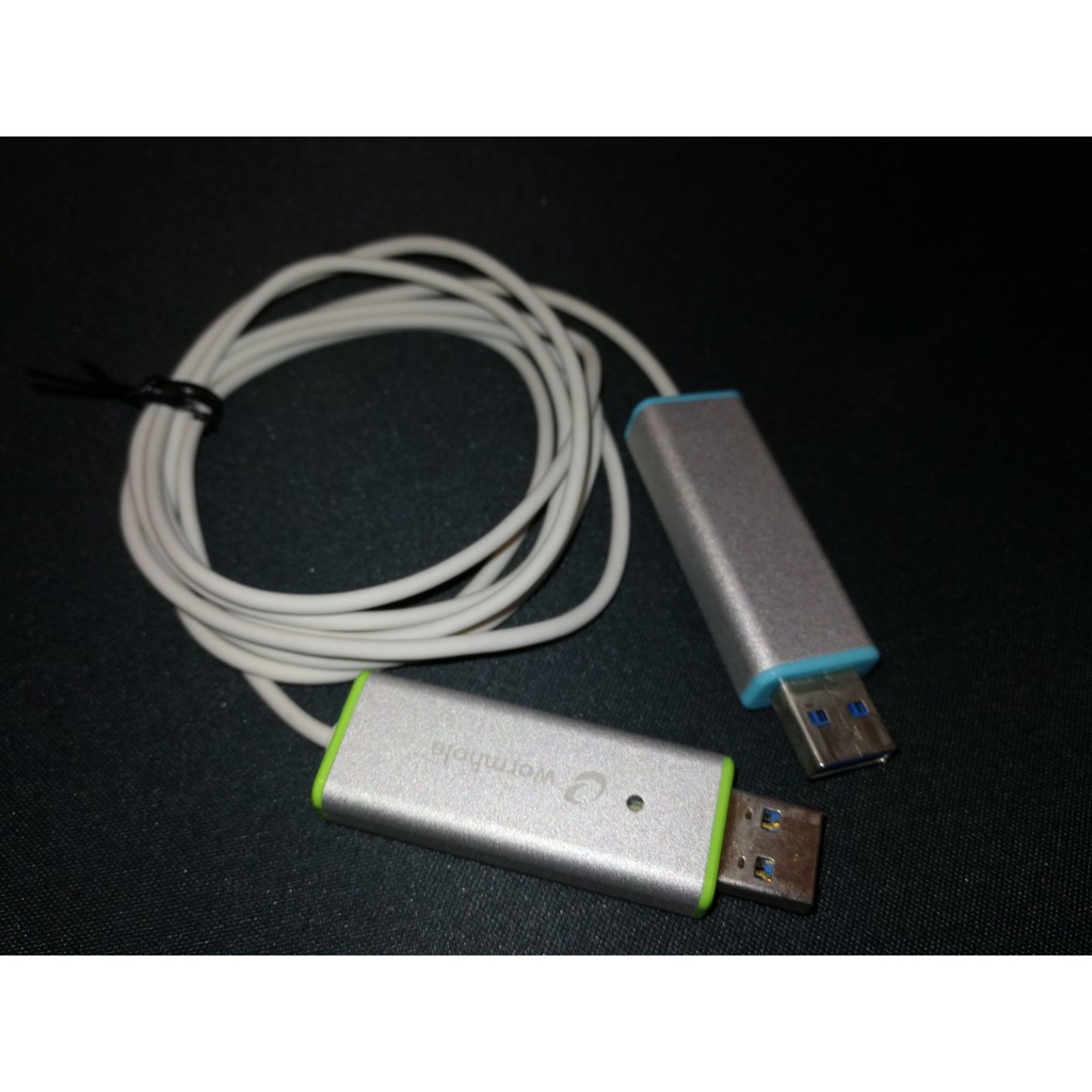 JUC700 USB 3.0 雙電腦螢幕分享&amp;檔案傳輸線 Wormhole Switch DSS