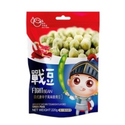 「限購12包」戰豆日式唐辛子風味脆青豆 220g / 包