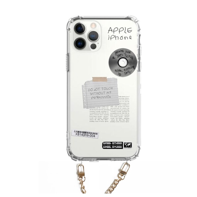 【現貨】【APEEL】個性拼圖 iPhone 透明背鏈防摔保護殼