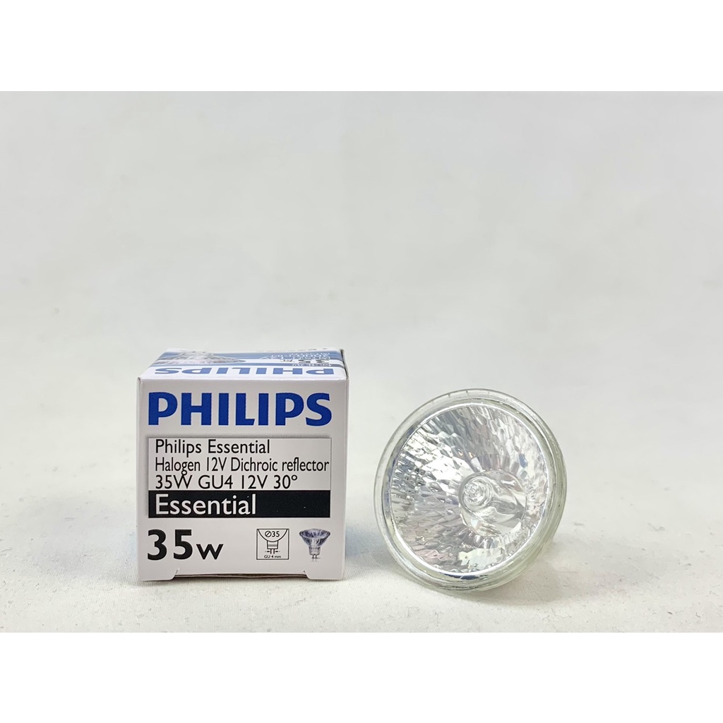 PHILIPS 飛利浦 MR11 20W 35W 12V 鹵素杯燈 直徑3.5cm 附玻璃罩型