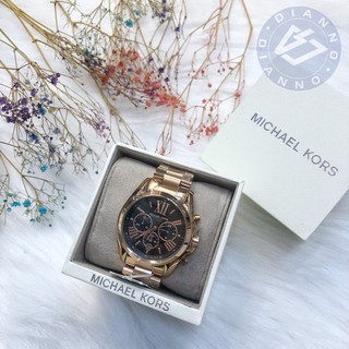 帝安諾-實體店面 MICHAEL KORS 玫瑰金羅馬時尚三眼腕錶 石英錶 MK 手錶 MK5854 5854