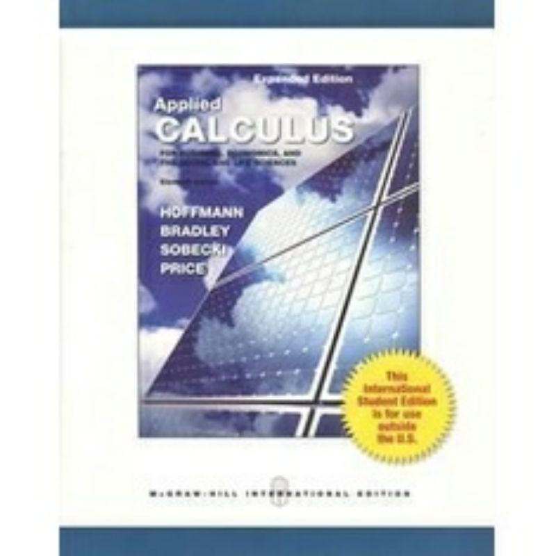 Applied Calculus for Business, Economics 11 Hoffmann 11版 11e