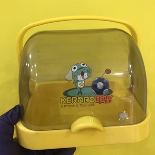 keroro軍曹 置物盒 防塵箱 收納盒 玩具展示 二手瑕疵
