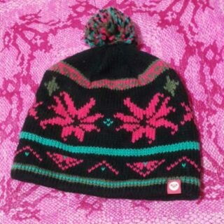 Roxy 雪花毛帽 衝浪品牌 quiksilver 毛帽 雪帽