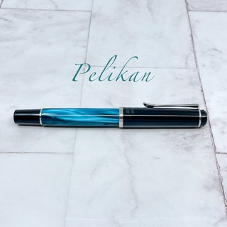 =小品雅集= 德國 Pelikan 百利金 M205 2021新色 PETROL-MARBLED 青綠色大理石紋 鋼筆