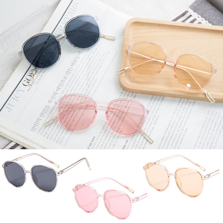 【現+預】透明夏日造型墨鏡❤含三角眼鏡盒