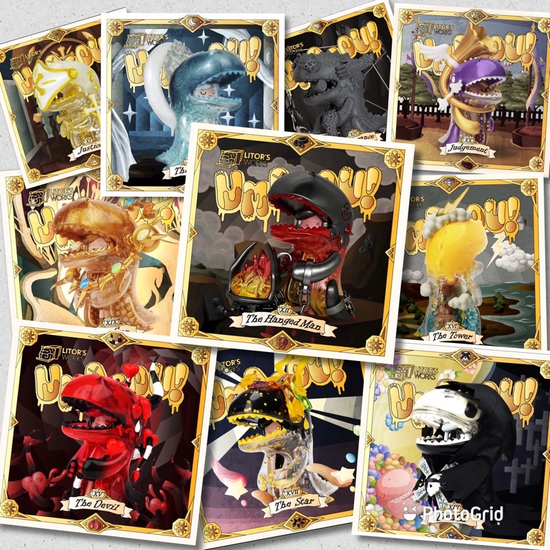 現貨litor S Works狸頭恐龍妹塔羅牌系列2 惡魔死神太陽月亮高塔審判星星節制正義到吊人 蝦皮購物