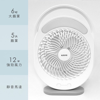 【KINYO】KINYO UF 890 桌立兩用充電風扇