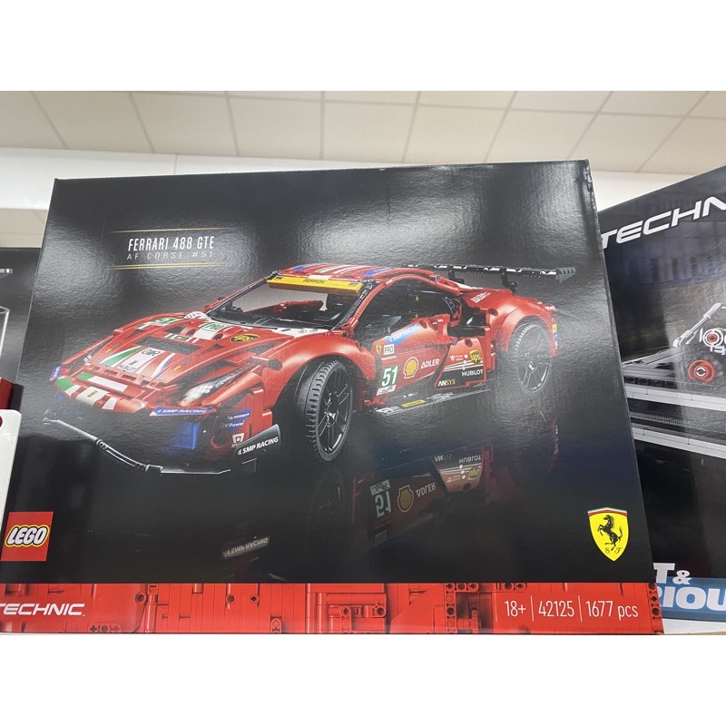 現貨 樂高 LEGO 42125 TECHNIC 法拉利 488 GTE AF Corse51