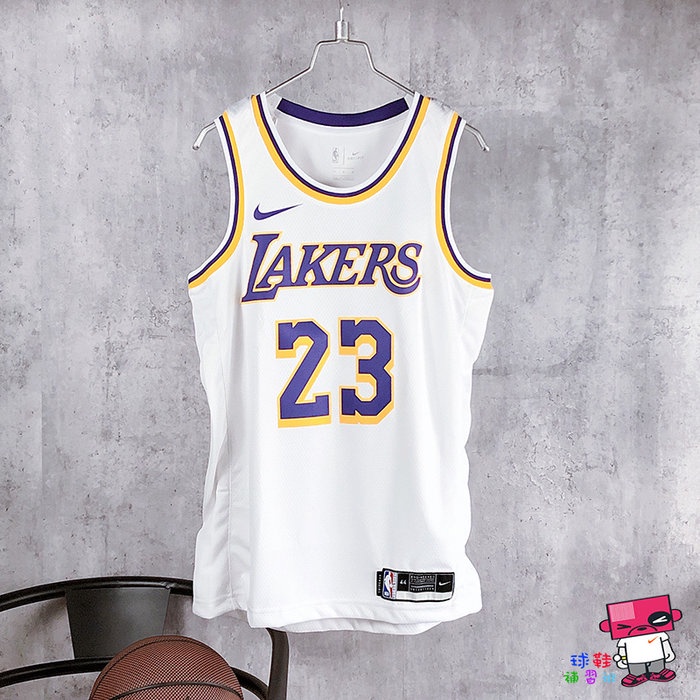 球鞋補習班 NIKE NBA LAKERS 洛杉磯湖人 LEBRON JAMES 球迷版球衣 CW3595-101