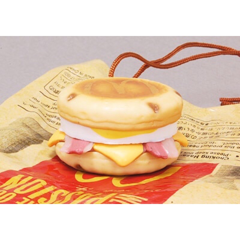 全新 麥當勞 吊飾 日本限定版 培根蛋堡 絕版