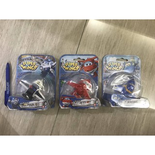 super wings 合金飛機/杰特/保羅/傑洛米/小飛機