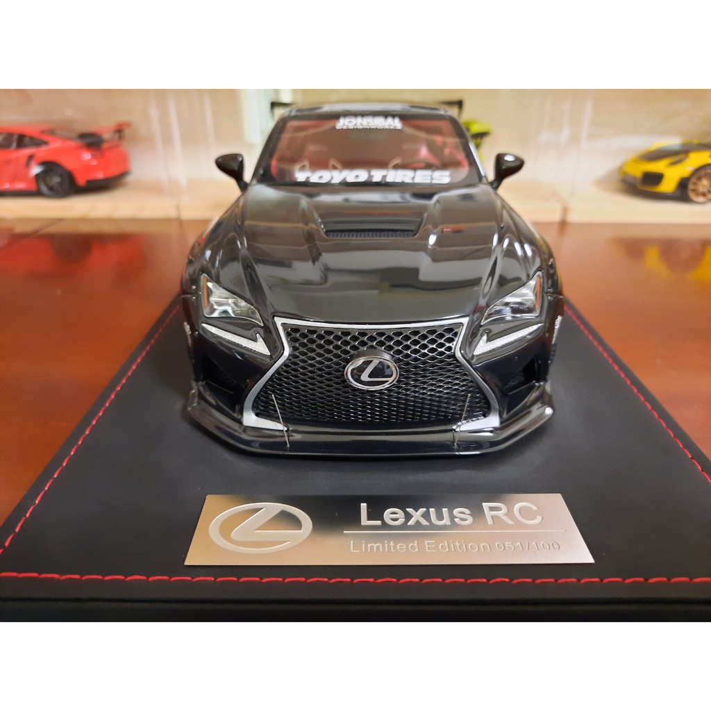 1 18 Gst Lexus Rc F Pandem 寬體樹紙模型車非火箭兔1 18 蝦皮購物
