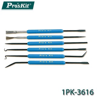 【3CTOWN】含稅開發票 ProsKit寶工 1PK-3616 12用焊接輔助工具組 6件