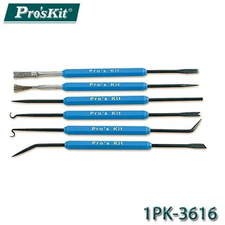 【3CTOWN】含稅開發票 ProsKit 寶工 1PK-3616 12用焊接輔助工具組 6件