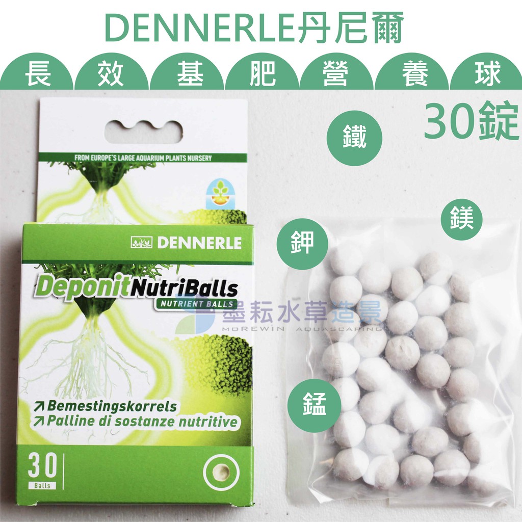 墨耘 Dennerle 丹尼爾長效基肥營養球30入 10入水草根肥棒追肥效能持久根肥肥料 蝦皮購物