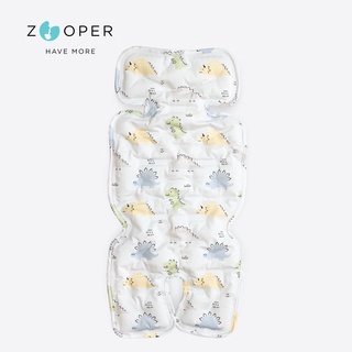 【Zooper】ICE POP 冰冰涼感墊 SS22限定款-淘氣恐龍（推車 汽座 座墊 涼墊 冰墊 透氣墊 四季用）