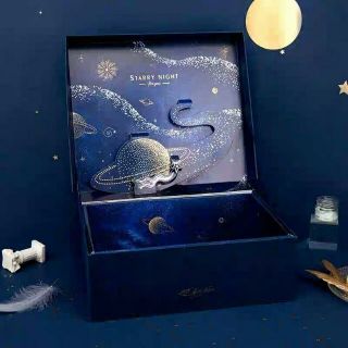 《臺灣現貨》繁星之夜禮盒 禮物盒 禮物包裝盒包裝盒 聖誕禮盒 生日禮物包裝 聖誕禮盒 包裝紙盒 禮品盒 萬用禮盒