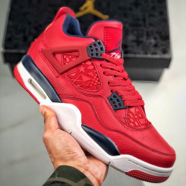 fiba red jordan 4