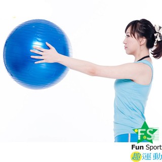 Fun sport 平面抗力球(65CM)台灣生產(桃紅色)-+打氣筒
