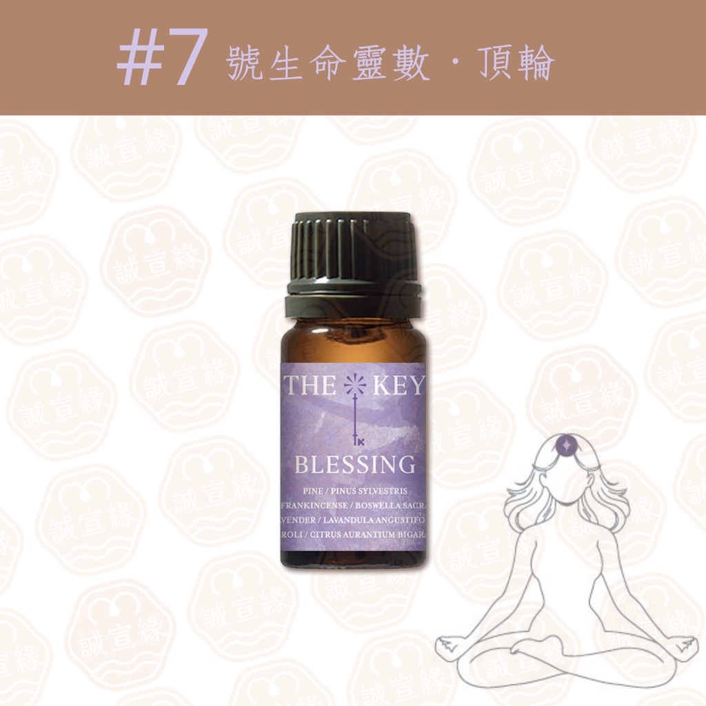 【7號】福彩--把最好的自己和幸福送給你 10ml 複方 100%純精油 生命靈數