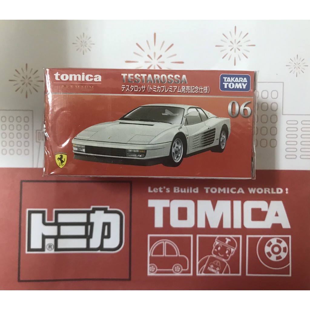 TOMICA PREMIUM 06 Ferrari  TESTAROSSA  初回特別仕様  (全新封膜未拆) ＊現貨＊