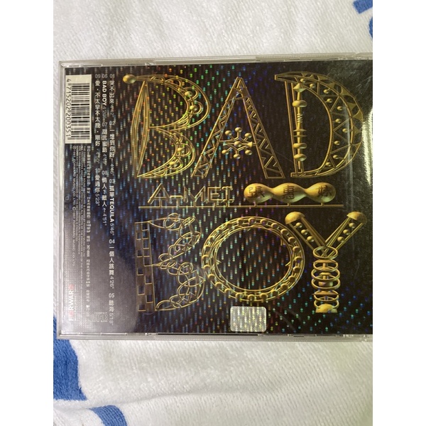 二手正版CD 張惠妹  A-MEI    BAD BOY