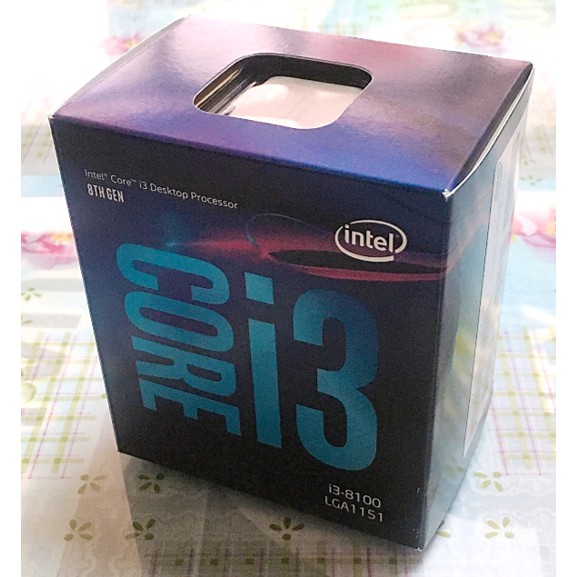 [二手] 第八代 Intel i3-8100 CPU/保固2021年11月/有盒/LGA1151【原價屋購入】