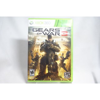 [耀西]二手 美版 XBOX 360 戰爭機器 GEARS OF WAR 3 中文字幕 含稅附發票