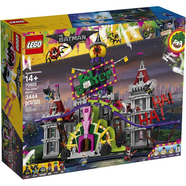 ＊特價出清＊【積木樂園】樂高 Lego 70922 樂高蝙蝠俠電影 小丑樂園 The Joke Manor