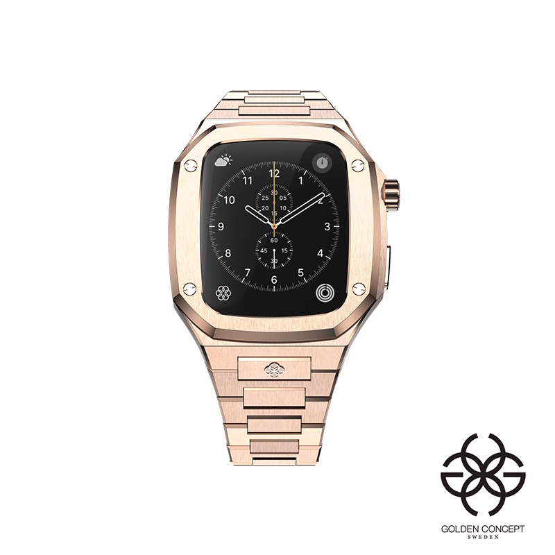 Golden Concept 錶殼 APPLE WATCH 41mm 玫瑰金不鏽鋼錶帶 玫瑰金錶框 EV41-RG