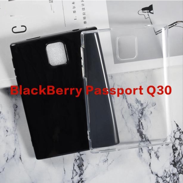 Blackberry Passport Q30 凝膠矽膠手機保護後殼保護套軟 TPU 保護套