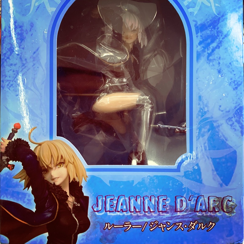 [備份盒] 中方盒 美女 公仔 黑貞德 FATE 新宿 皮衣 跪姿 持劍