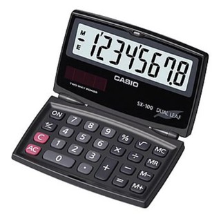 CASIO 國家考試機型算機 8位數 摺疊設計 獨立記憶體 SX-100