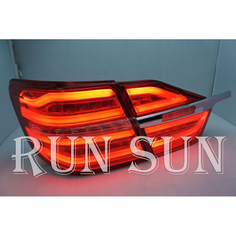 ●○RUN SUN 車燈,車材○● 全新 豐田 15 16 17 CAMRY 7.5代 火炬式 全紅LED 尾燈 方向燈